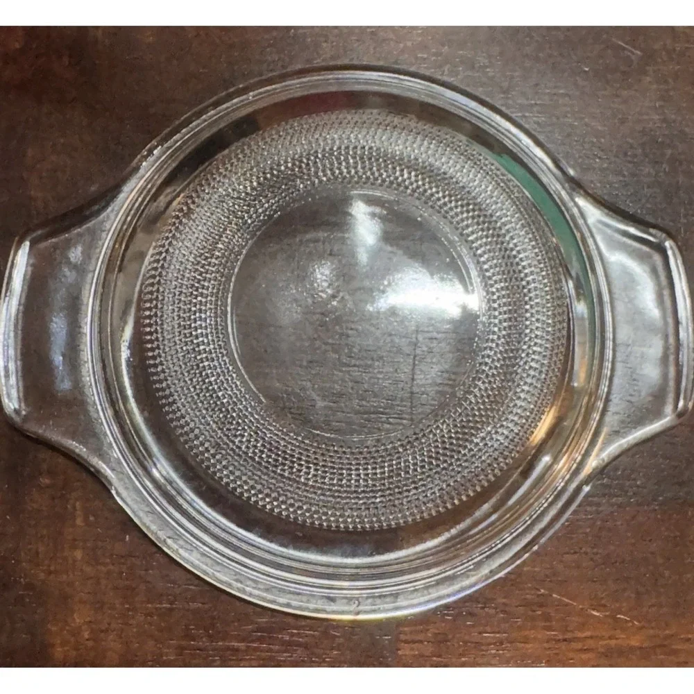 VTG Fire King Anchor Hocking 12oz Casserole 472 Clear Glass Lid Replacement